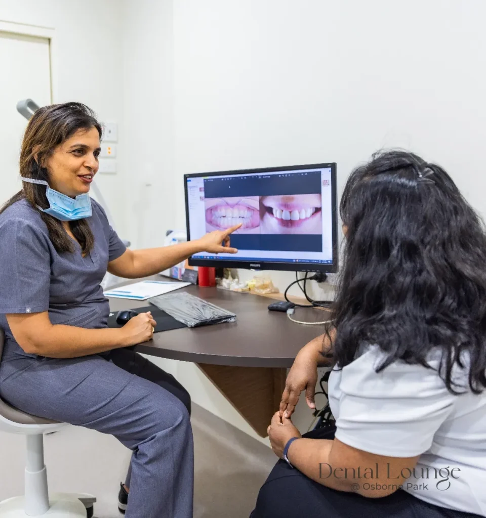 Dr. Harshada Vaishnav with a client