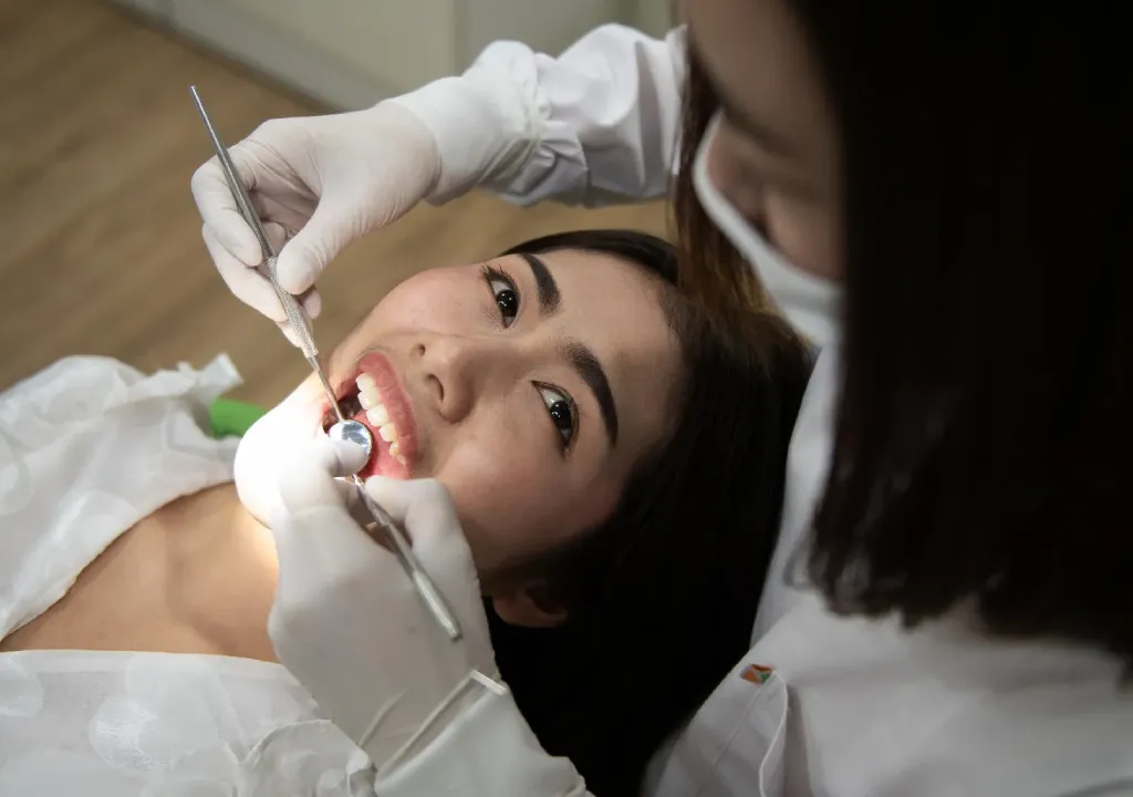 Dental checkup and clean